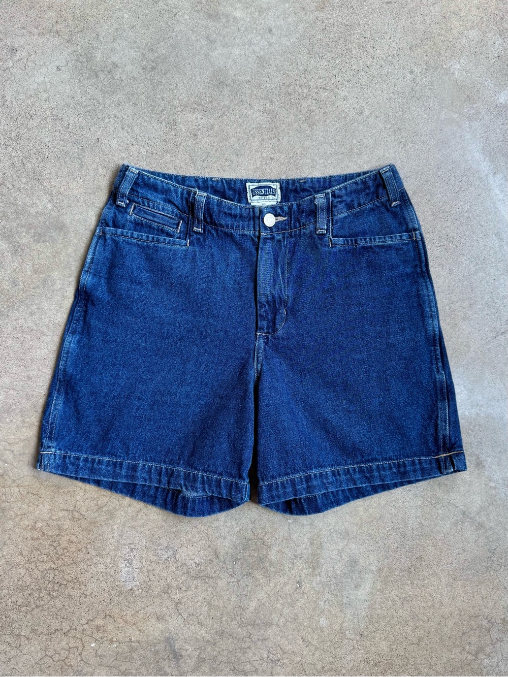 90s Vintage Dark Wash Denim Shorts